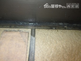 コーキングより雨漏り