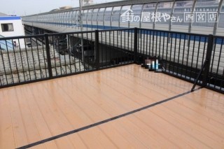 バルコニー屋根修理4