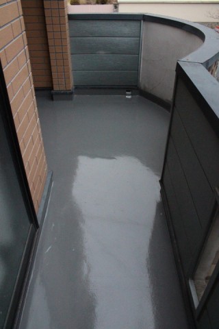 ベランダ防水施工後