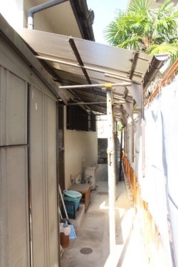 テラス屋根交換1
