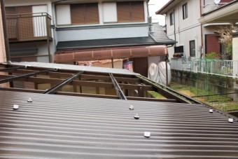テラス屋根修理下見2