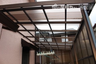 テラス屋根修理下見1