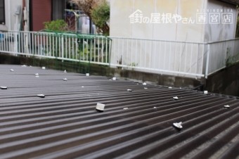 テラス屋根修理3