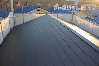 屋根工事施工中5