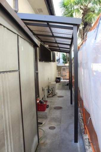 テラス屋根交換8