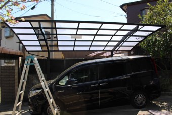 カーポート屋根修理下見1