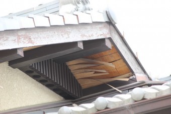 K様軒天修理1