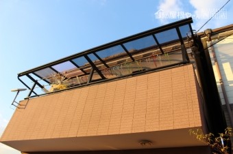 西宮市テラス屋根修理7