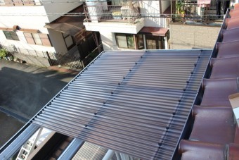 尼崎市テラス屋根修理5