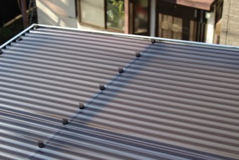 波板テラス屋根修理