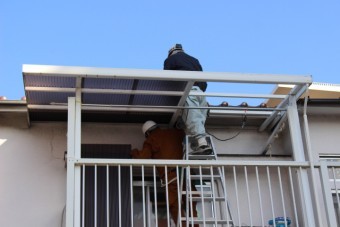 尼崎市テラス屋根修理8