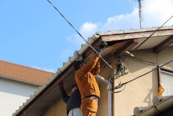 西宮市 落ち葉除け