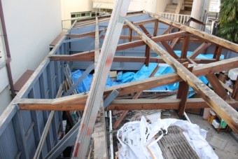 ガレージ屋根修理6