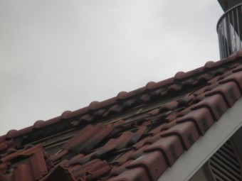 瓦台風被害