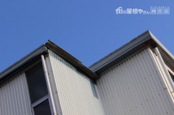 西宮市工場屋根修理1