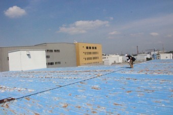 工場雨漏り3