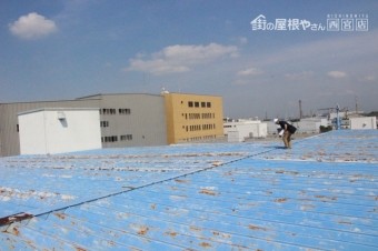 工場雨漏り3
