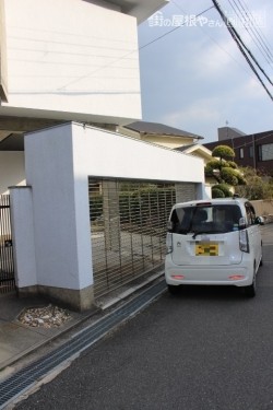 ガレージ屋根葺替え2