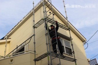 仮設足場設置5