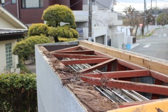 ガレージ屋根葺替え6