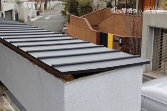 ガレージ屋根葺替え8