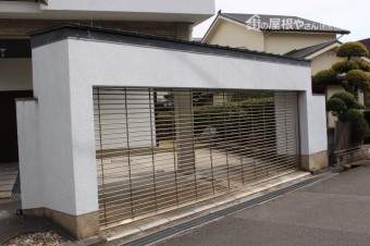 ガレージ屋根葺替え10