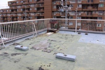 屋上防水&雨樋修理4