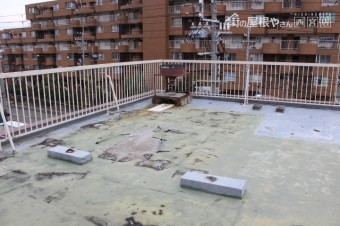 屋上防水&雨樋修理4