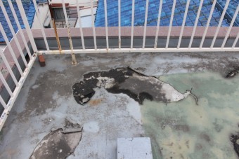 屋上防水&雨樋修理6