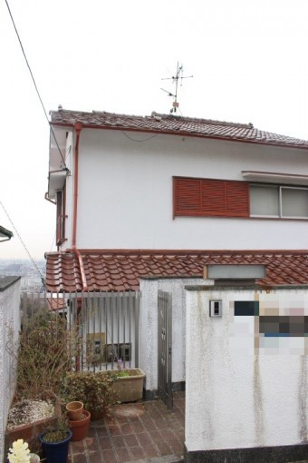 宝塚市棟瓦修理下見1