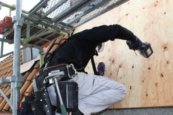 西宮市瓦屋根葺替え11