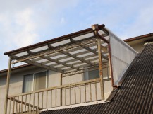 尼崎市ポリカ波板修理2