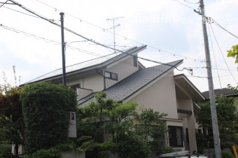 屋根勾配傾斜