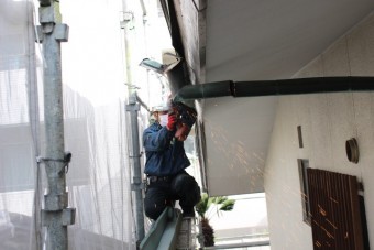 雨樋交換工事4