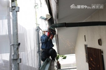 雨樋交換工事4