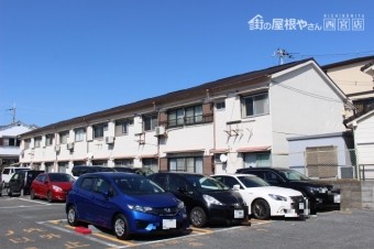 伊丹市屋根材張り作業11