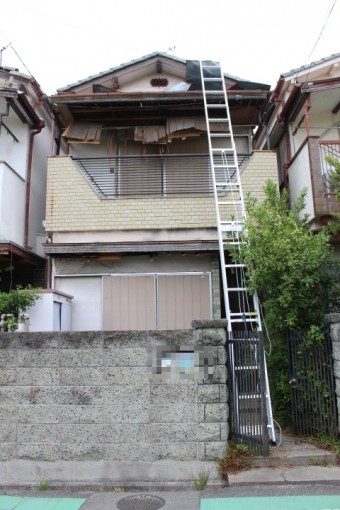 西宮市軒天修理現場調査1