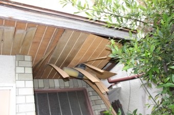 西宮市軒天修理現場調査9