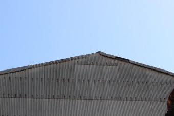 スレート屋根ケラバ修理1