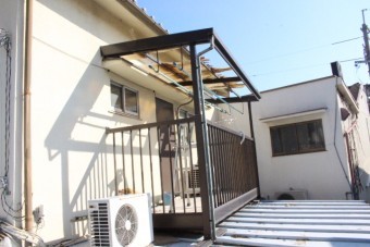 下屋根瓦棒修理3