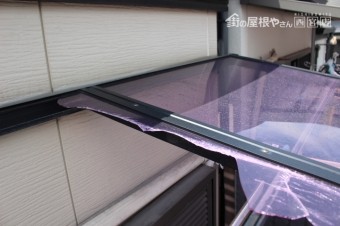 尼崎市3階テラス屋根1