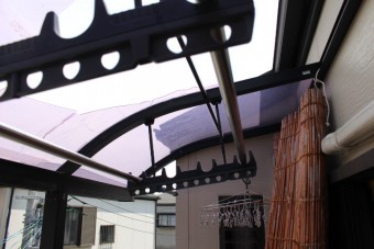 尼崎市3階テラス屋根2