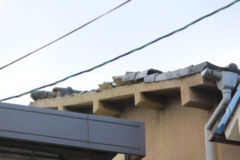 瓦屋根台風被害2