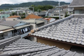 西宮瓦修理現場調査2
