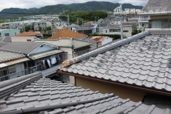 西宮瓦修理現場調査2