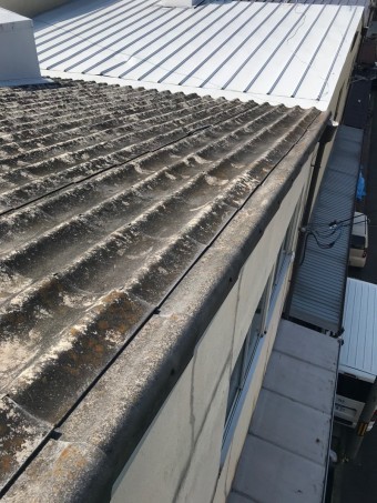 尼崎市倉庫屋根現場調査4