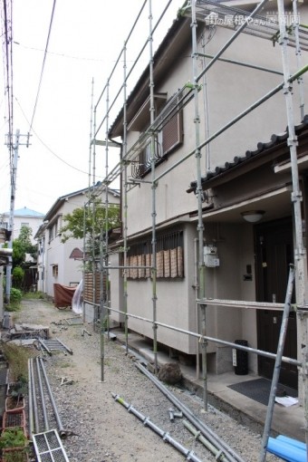 尼崎市仮設足場設置8