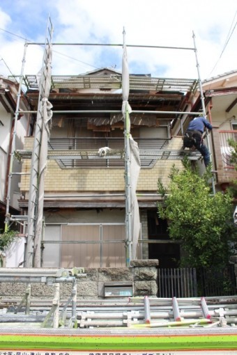 西宮市足場工事10