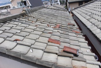 瓦屋根現場調査5