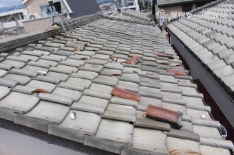瓦屋根現場調査5